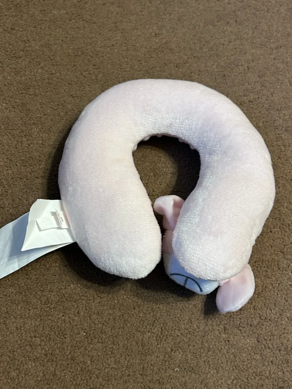Soft Pink Baby Blanket & Neck Pillow Set - Picture 4 of 5